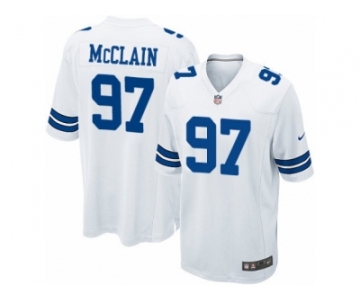 Men's Nike Dallas Cowboys #97 Terrell McClain Game White NFL Jersey