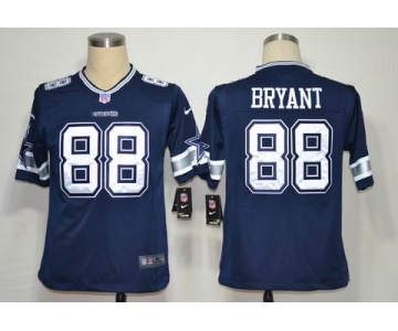 nike nfl jerseys dallas cowboys #88 bryant blue（game）