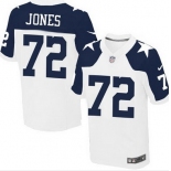 Men's Dallas Cowboys #72 Ed Jones White Thanksgiving Retired Player NFL Nike Elite Jersey Men's Dallas Cowboys #72 Ed Jones White Thanksgiving Retired Player NFL Nike Elite Jersey