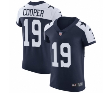 Men's Nike Dallas Cowboys #19 Amari Cooper Navy Blue Alternate Vapor Untouchable Elite Player NFL Jersey