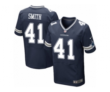 Men's Nike Dallas Cowboys #41 Keith Smith Elite Navy Blue Team Color NFL Jersey
