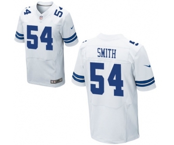 Men's Nike Dallas Cowboys #54 Jaylon Smith Elite White NFL Jersey