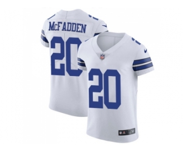 Nike Dallas Cowboys #20 Darren McFadden White Men Stitched NFL Vapor Untouchable Elite Jersey