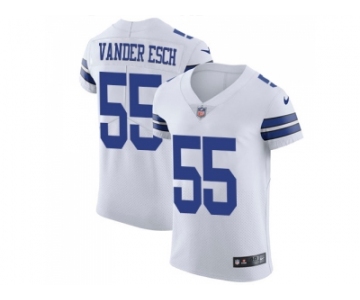 Nike Dallas Cowboys #55 Leighton Vander Esch White Men Stitched NFL Vapor Untouchable Elite Jersey