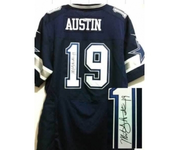nike nfl jerseys dallas cowboys #19 austin dk.blue[Elite signature]