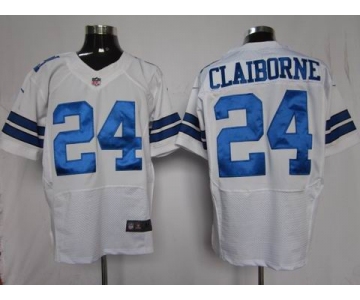 nike nfl jerseys dallas cowboys #24 claiborne white[claiborne][elite]