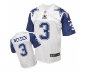 nike nfl jerseys dallas cowboys #3 Brandon Weeden Throwback white[Elite]