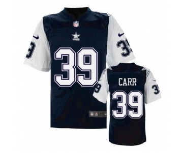 nike nfl jerseys dallas cowboys #39 Brandon Carr Throwback Blue[Elite]