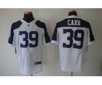 nike nfl jerseys dallas cowboys #39 carr white(Elite thankgivings)