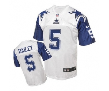 nike nfl jerseys dallas cowboys #5 Dan Bailey Throwback white[Elite]