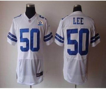 nike nfl jerseys dallas cowboys #50 lee white[Elite 50th Patch]