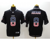 nike nfl jerseys dallas cowboys #8 aikman black[Elite USA flag fashion]