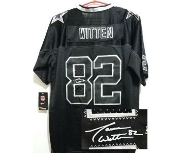 nike nfl jerseys dallas cowboys #82 witten black[Elite lights out signature]