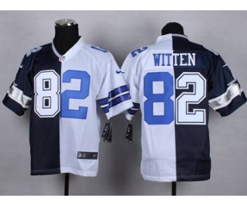 nike nfl jerseys dallas cowboys #82 witten whith-blue[Elite split]