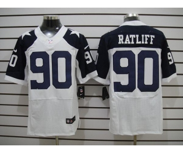 nike nfl jerseys dallas cowboys #90 ratliff white(Elite thankgivings)
