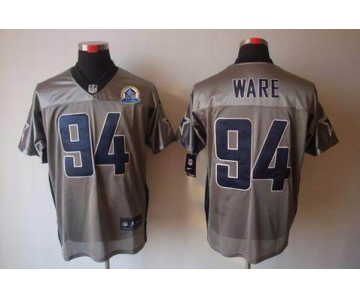 nike nfl jerseys dallas cowboys #94 ware grey[Elite shadow 50th Patch]