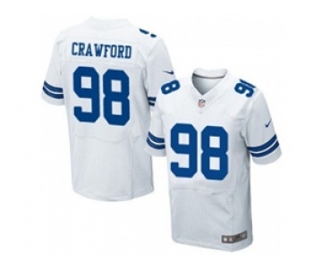 nike nfl jerseys dallas cowboys #98 tyrone crawford white[Elite]