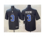 Men Dallas Cowboys #3 George pickens Black Fashion Vapor Untouchable Limited Stitched Football Jersey Men Dallas Cowboys #3 George pickens Black Fashion Vapor Untouchable Limited Stitched Football Jersey