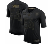 Men Dallas Cowboys #54 Jaylon Smith Nike 2020 Salute To Service Limited Jersey Black