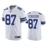 Men Dallas Cowboys #87 Jake Ferguson White Vapor Untouchable Limited Stitched Football Jersey Men Dallas Cowboys #87 Jake Ferguson White Vapor Untouchable Limited Stitched Football Jersey