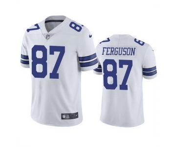 Men Dallas Cowboys #87 Jake Ferguson White Vapor Untouchable Limited Stitched Football Jersey