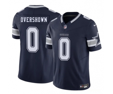 Men's Dallas Cowboys #0 DeMarvion Overshown Navy 2025 F.U.S.E. Draft Vapor Untouchable Limited Football Stitched Jersey