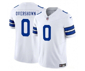 Men's Dallas Cowboys #0 DeMarvion Overshown White 2025 F.U.S.E. Vapor Untouchable Limited Football Stitched Jersey