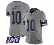 Men's Dallas Cowboys #10 Tavon Austin Limited Gray Inverted Legend 100th Season Football Jersey Men's Dallas Cowboys #10 Tavon Austin Limited Gray Inverted Legend 100th Season Football Jersey