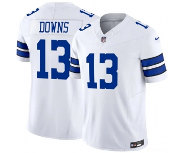 Men's Dallas Cowboys #13 Caleb Downs White 2026 Draft F.U.S.E Vapor Untouchable Limited Stitched Football Jersey