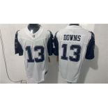 Men's Dallas Cowboys #13 Caleb Downs White 2026 F.U.S.E Vapor Untouchable Limited Football Stitched Jersey Men's Dallas Cowboys #13 Caleb Downs White 2026 F.U.S.E Vapor Untouchable Limited Football Stitched Jersey