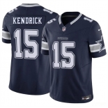 Men's Dallas Cowboys #15 Derion Kendrick Navy 2026 F.U.S.E Vapor Untouchable Limited Stitched Football Jersey
