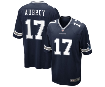 Men's Dallas Cowboys #17 Brandon Aubrey Limited Navy Vapor Untouchable Jersey