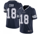 Men's Dallas Cowboys #18 Randall Cobb Navy Blue Team Color Vapor Untouchable Limited Player Football Jersey Men's Dallas Cowboys #18 Randall Cobb Navy Blue Team Color Vapor Untouchable Limited Player Football Jersey