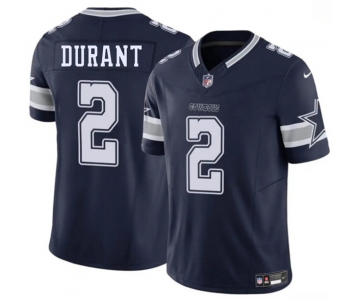 Men's Dallas Cowboys #2 Cobie Durant Navy 2026 F.U.S.E Vapor Untouchable Limited Stitched Football Jersey