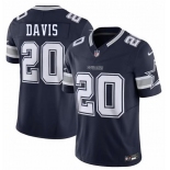 Men's Dallas Cowboys #20 Malik Davis Navy 2026 F.U.S.E. Vapor Untouchable Limited Stitched Football Jersey