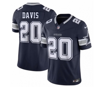 Men's Dallas Cowboys #20 Malik Davis Navy 2026 F.U.S.E. Vapor Untouchable Limited Stitched Football Jersey