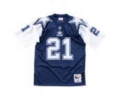 Men's Dallas Cowboys #22 Deion Sanders 1995 Throwback Stitched Football Jersey
