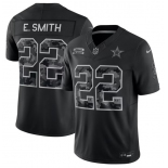 Men's Dallas Cowboys #22 Emmitt Smith Black 2026 F.U.S.E. Salute to Service Limited Stitched Football Jersey