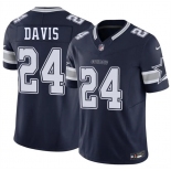Men's Dallas Cowboys #24 Malik Davis Navy 2026 F.U.S.E. Vapor Untouchable Limited Stitched Football Jersey