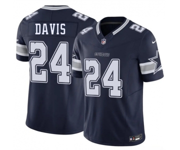 Men's Dallas Cowboys #24 Malik Davis Navy 2026 F.U.S.E. Vapor Untouchable Limited Stitched Football Jersey