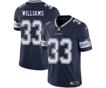 Men's Dallas Cowboys #33 Javonte Williams Navy 2025 Vapor Untouchable Limited Football Stitched Jersey