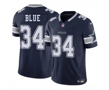Men's Dallas Cowboys #34 Jaydon Blue Navy 2025 F.U.S.E Draft Vapor Untouchable Limited Football Stitched Jersey