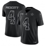 Men's Dallas Cowboys #4 Dak Prescott Black 2026 F.U.S.E. Salute to Service Limited Stitched Football Jersey Men's Dallas Cowboys #4 Dak Prescott Black 2026 F.U.S.E. Salute to Service Limited Stitched Football Jersey