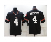 Men's Dallas Cowboys #4 Dak Prescott Black Mexico Limited Player Jersey