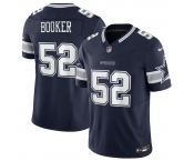 Men's Dallas Cowboys #52 Tyler Booker Navy 2025 F.U.S.E. Draft Vapor Untouchable Limited Football Stitched Jersey