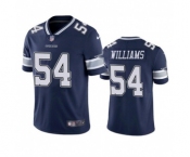 Men's Dallas Cowboys #54 Sam Williams Navy Vapor Limited Stitched Jersey