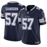 Men's Dallas Cowboys #57 Jack Sanborn Navy 2025 F.U.S.E. Vapor Untouchable Limited Football Stitched Jersey