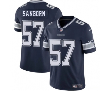 Men's Dallas Cowboys #57 Jack Sanborn Navy 2025 Vapor Untouchable Limited Football Stitched Jersey