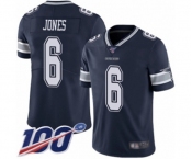 Men's Dallas Cowboys #6 Chris Jones Navy Blue Team Color Vapor Untouchable Limited Player 100th Season Football Jersey Men's Dallas Cowboys #6 Chris Jones Navy Blue Team Color Vapor Untouchable Limited Player 100th Season Football Jersey