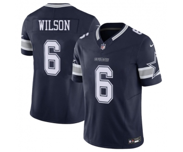 Men's Dallas Cowboys #6 Donovan Wilson Navy 2025 F.U.S.E Vapor Untouchable Limited Football Stitched Jersey
